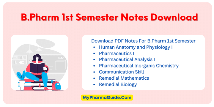 B.Pharm 1st Semester Notes PDF Download